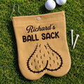 Custom Funny Flannel Golf Ball Bag Sack - Personalized Birthday Gifts For Golf Lovers, Sports Fans, Sports Lovers - Don’t Touch My Balls