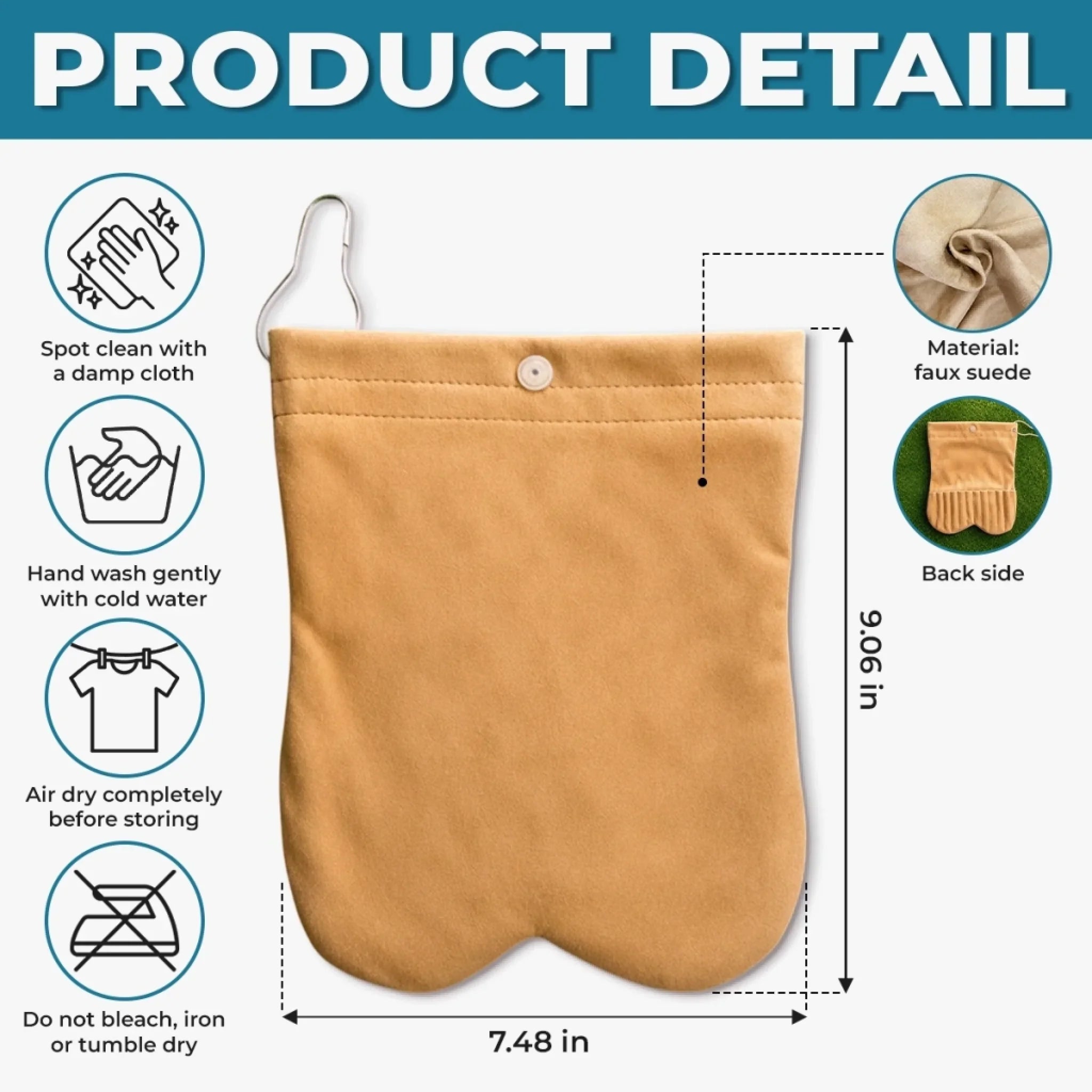 Custom Funny Flannel Golf Ball Bag Sack - Personalized Birthday Gifts For Golf Lovers, Sports Fans, Sports Lovers - Don’t Touch My Balls