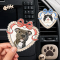 Custom Photo Acrylic Car Vent Clip - Personalized Birthday Gifts For Dog Cat Lovers, Dog Dad And Mom, Cat Owners - Furry Love On The Go