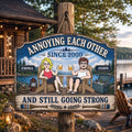 Custom Wood Sign - Personalized Anniversary Wedding Gifts For Husband And Wife, Him And Her - Create Your Own Path