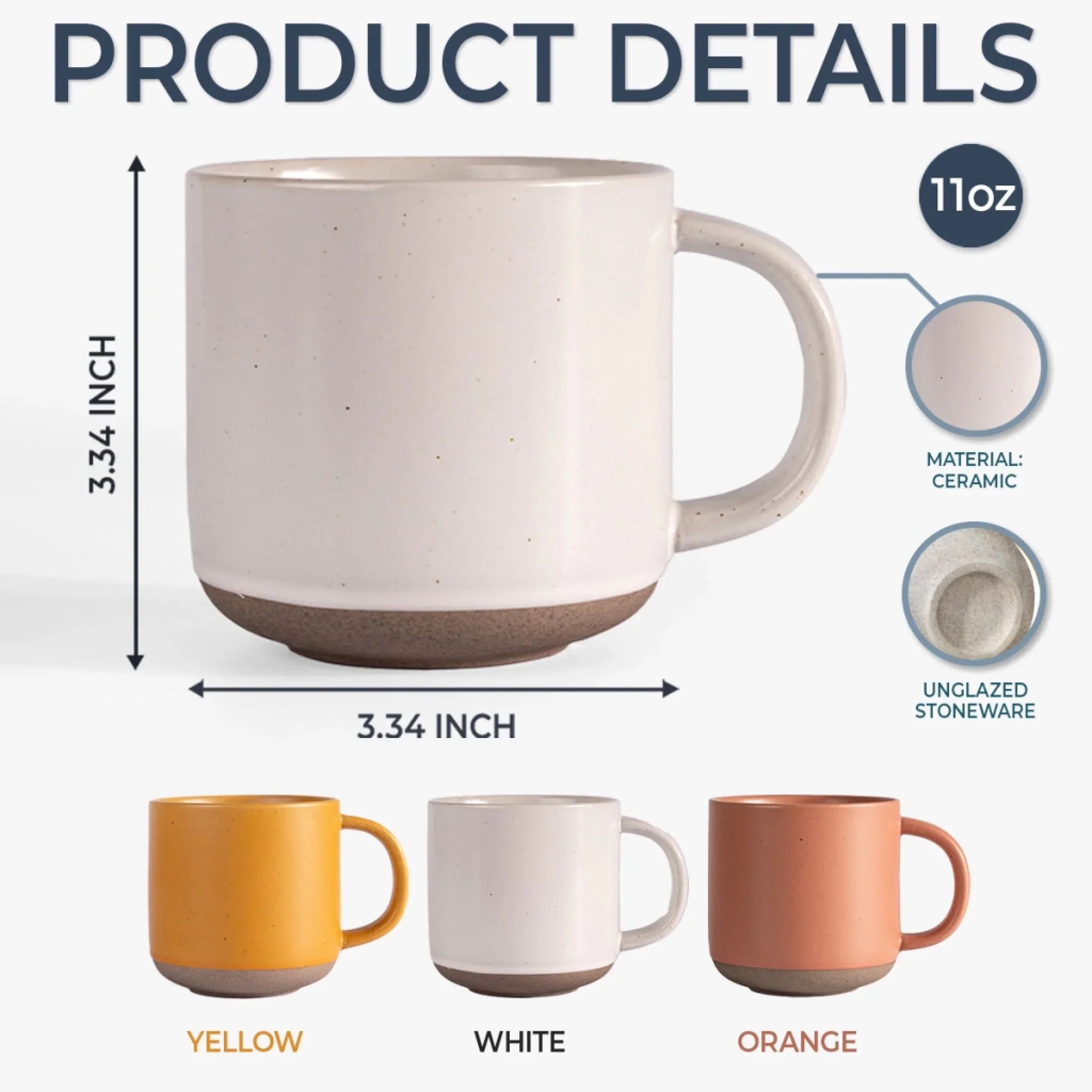 Custom Pottery Mug - Personalized Birthday Gifts For Daughter - Proud Of The Mother You Are
