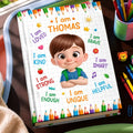 Custom Kids Hardcover Journal - Personalized Back To School Gifts For Kids - Ready To Explore