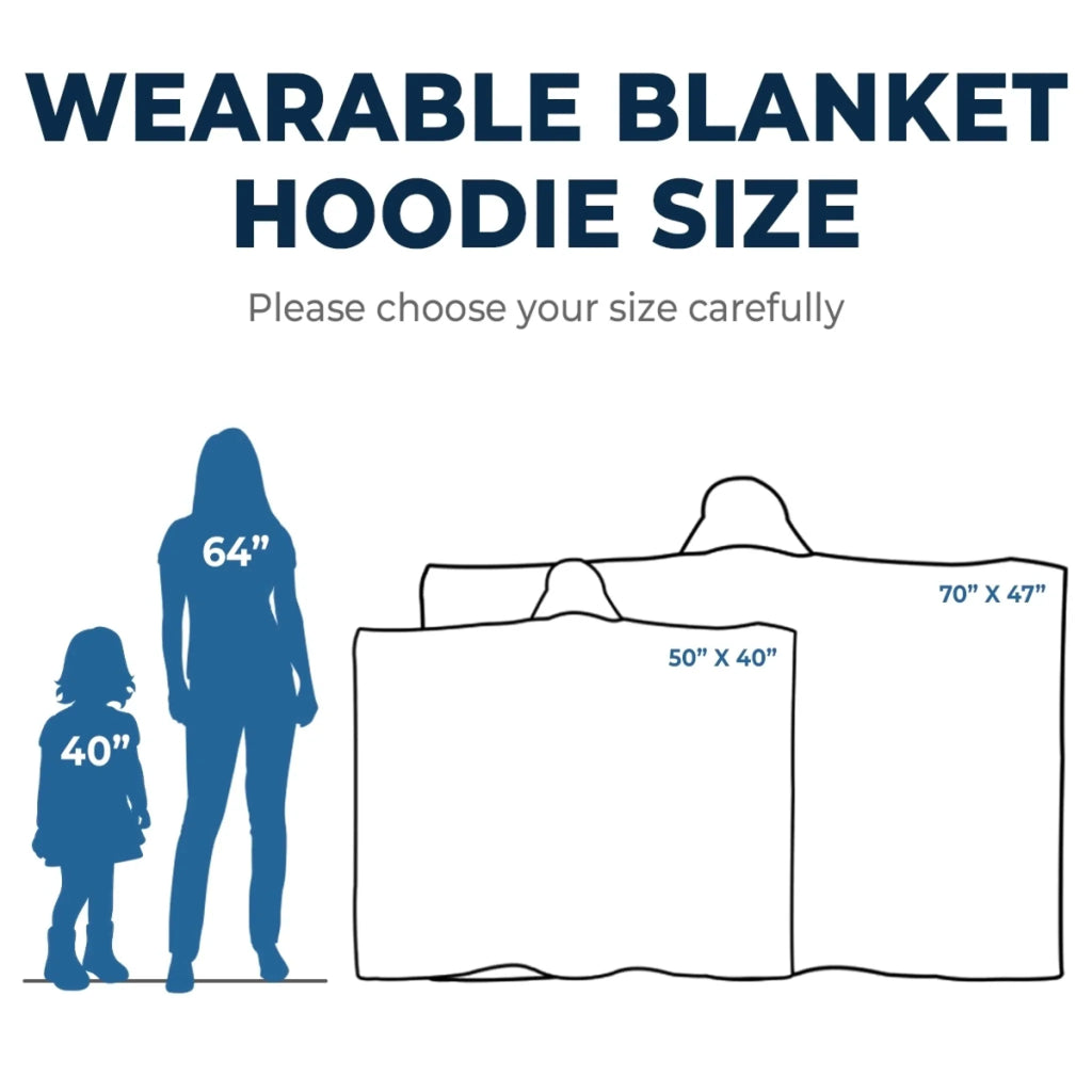 Custom Snuggle Blanket, Hoodie Blanket - Personalized Bookish Gifts For Book Lovers, Bookworms, Readers - Book Lover, Always