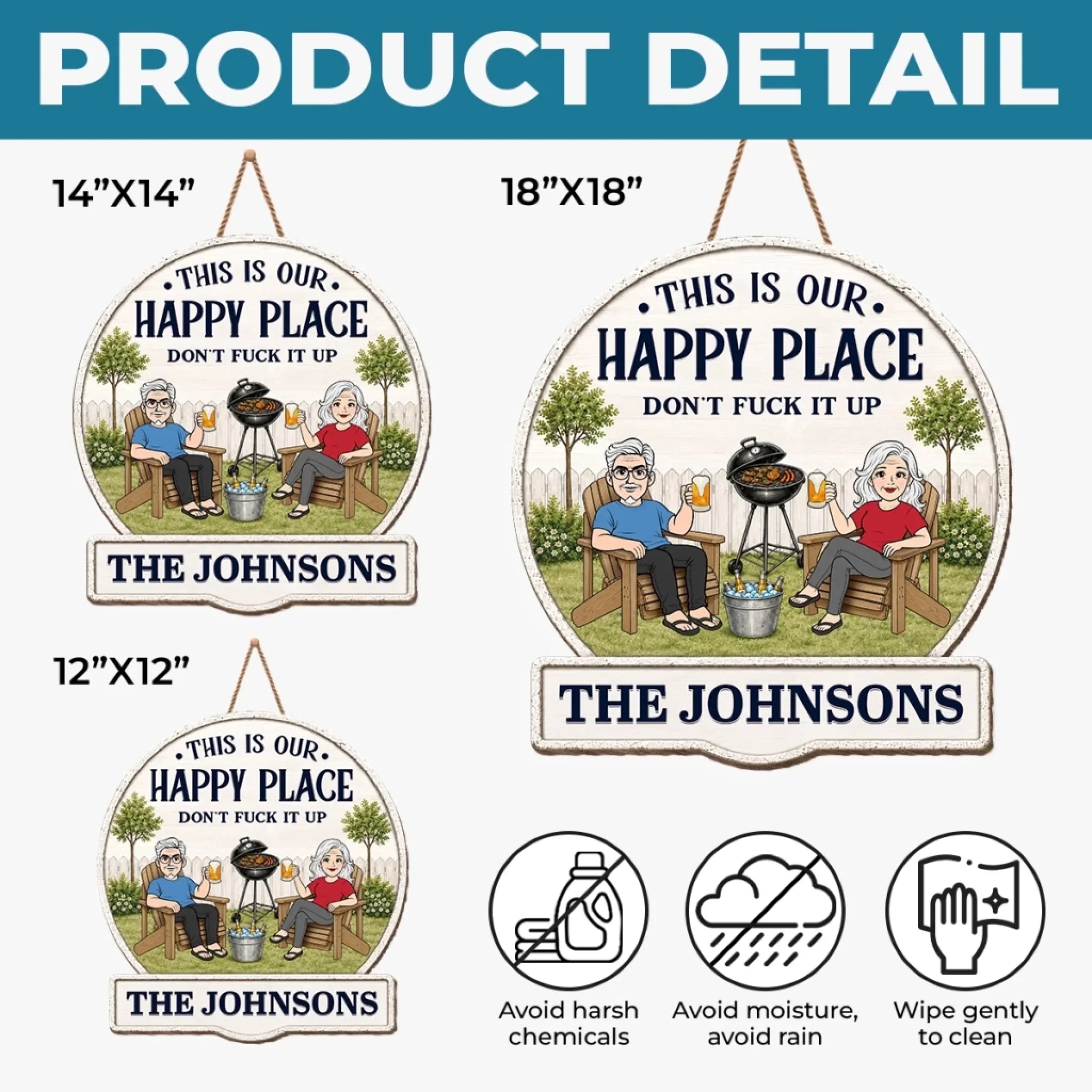 Custom Wood Sign - Personalized Summer Vacation And Travel Gifts Husband And Wife, Him And Her - Together Is Our Favorite Place