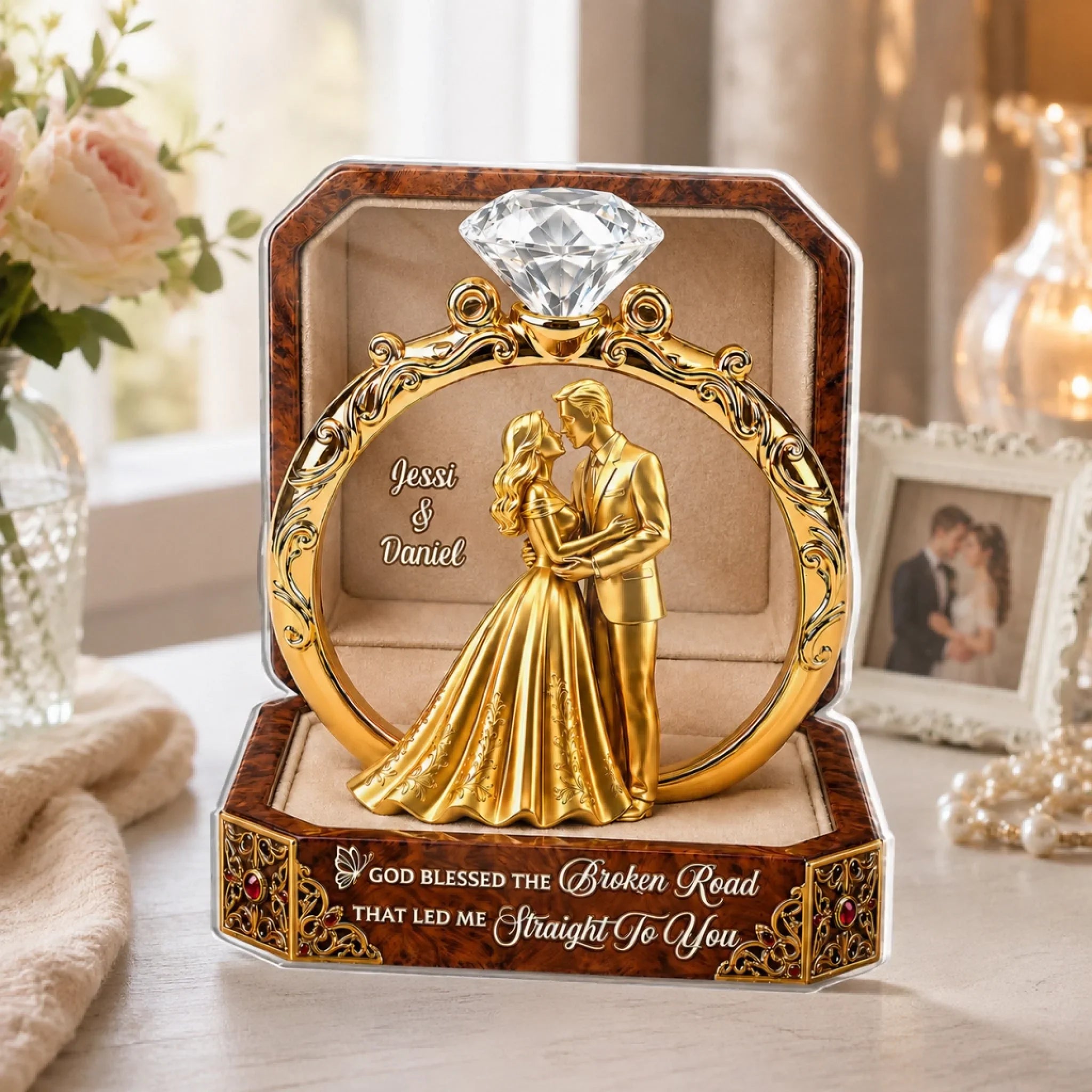 Custom Acrylic Plaque - Personalized Anniversary Wedding Gifts For Husband And Wife, Him And Her - Always In Our Era