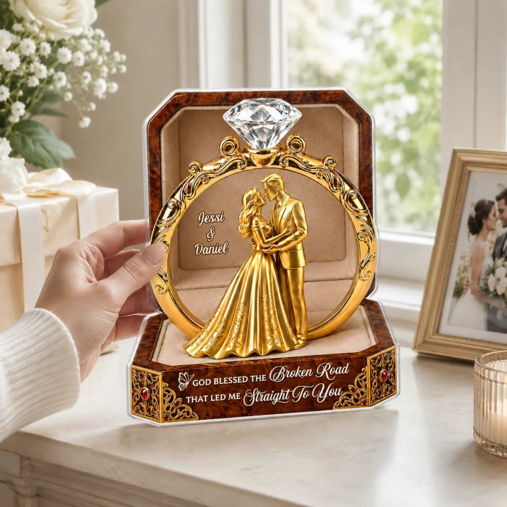 Custom Acrylic Plaque - Personalized Anniversary Wedding Gifts For Husband And Wife, Him And Her - Always In Our Era
