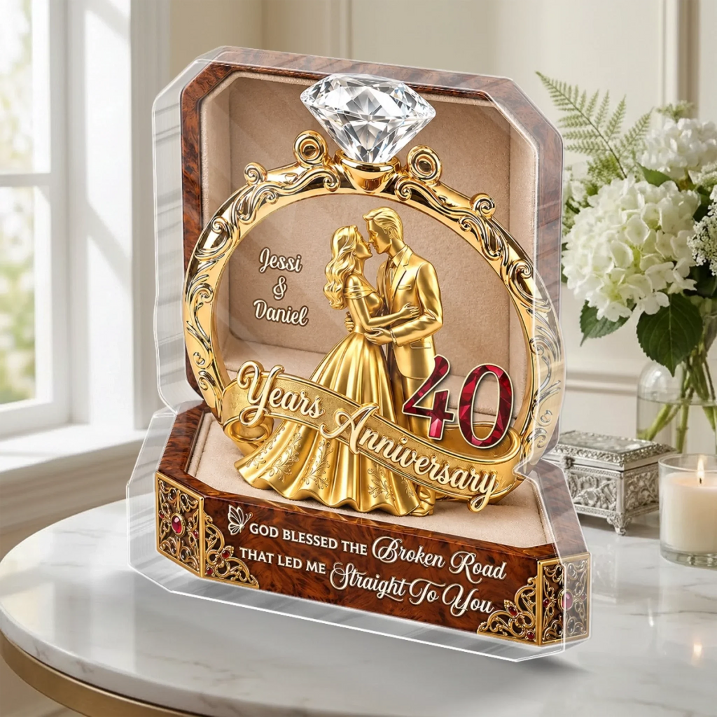 Custom Acrylic Plaque - Personalized Anniversary Wedding Gifts For Husband And Wife, Him And Her - Always In Our Era