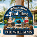 Custom Wood Sign - Personalized Summer Vacation And Travel Gifts Husband And Wife, Him And Her - Cheers to Sunny Days