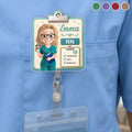 Custom Acrylic Badge Reel - Personalized Birthday Gifts For Nurse - Healing Every Day