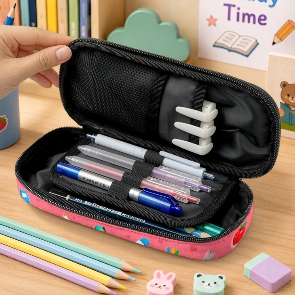 Custom Kids Pencil Canvas Case - Personalized Back To School Gifts For Kids - I Can Do It