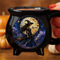 Custom 12oz Ceramic Cauldron Coffee Mug - Personalized Halloween Witchy Gifts For Wife, Daughter, Besties, Sisters, Granddaughter, Grandma, Mom, Yourself - Mystic Soul