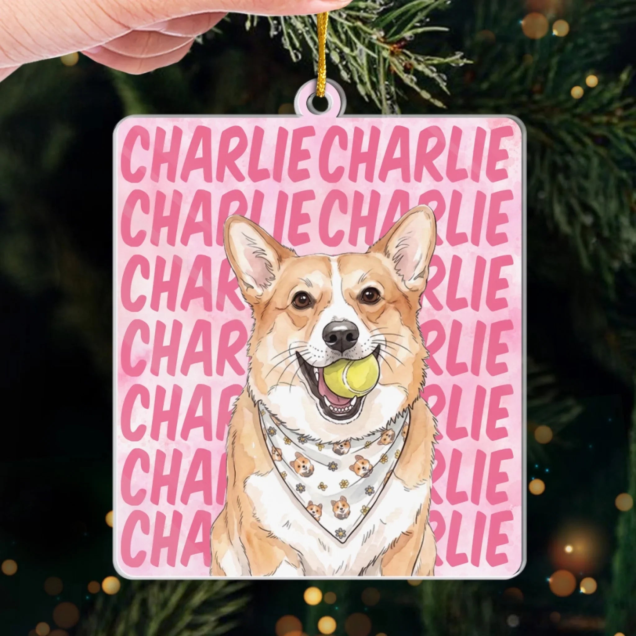 Custom Photo Acrylic Ornament - Personalized Christmas Birthday Gifts For Dog Cat Lovers, Dog Dad And Mom, Cat Owners - Keeping Fur Babies Close Always