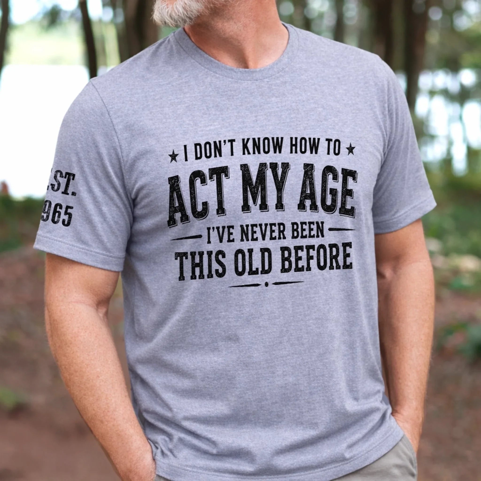 Custom T-Shirt - Personalized Birthday Gifts For Husband, Son, Grandson, Brother, Grandpa, Dad, Yourself - Built Different