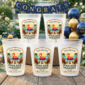 Custom Poolside Party Cups - Personalized Summer Vacation And Travel Gifts For Mom, Dad, Brother, Sister - Party Like A Flamingo