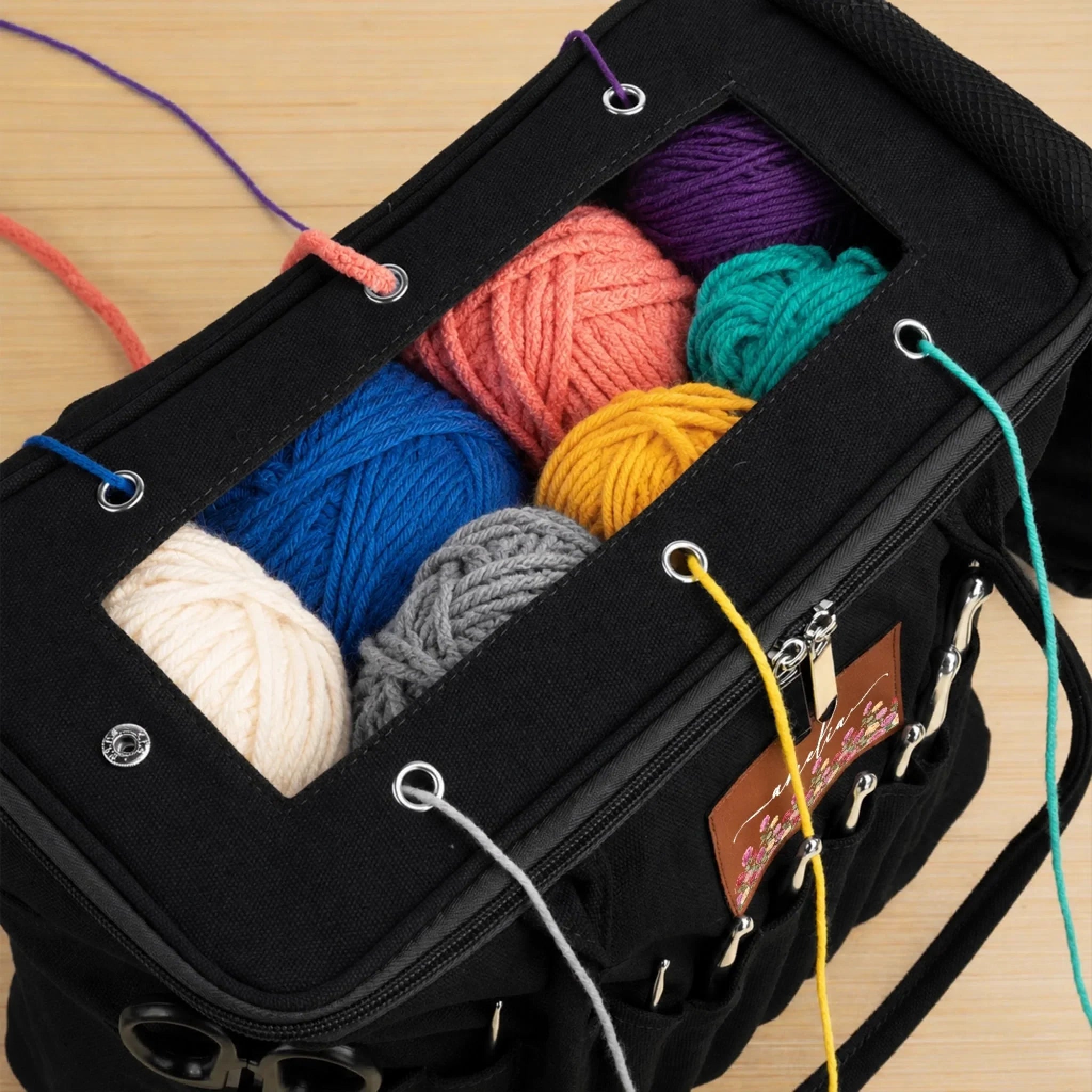 Custom Yarn Storage Bag - Personalized Birthday Gifts For Crochet Knitting Lovers, Crocheters, Knitters - Passion Never Rests