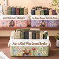 Custom Storage Basket - Personalized Bookish Gifts For Book Lovers, Bookworms, Readers - Welcome To My Bookish World