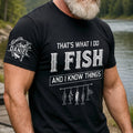 Custom T-Shirt - Personalized Birthday Fishing Gifts For Fisherman, Husband, Son, Grandson, Brother, Grandpa, Dad, Yourself - Hooked On Fishing