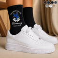 Custom Embroidered Socks - Personalized Memorial Sympathy Gifts For Loss Of Mom, Dad, Grandma, Grandpa - Forever Loved, Never Forgotten