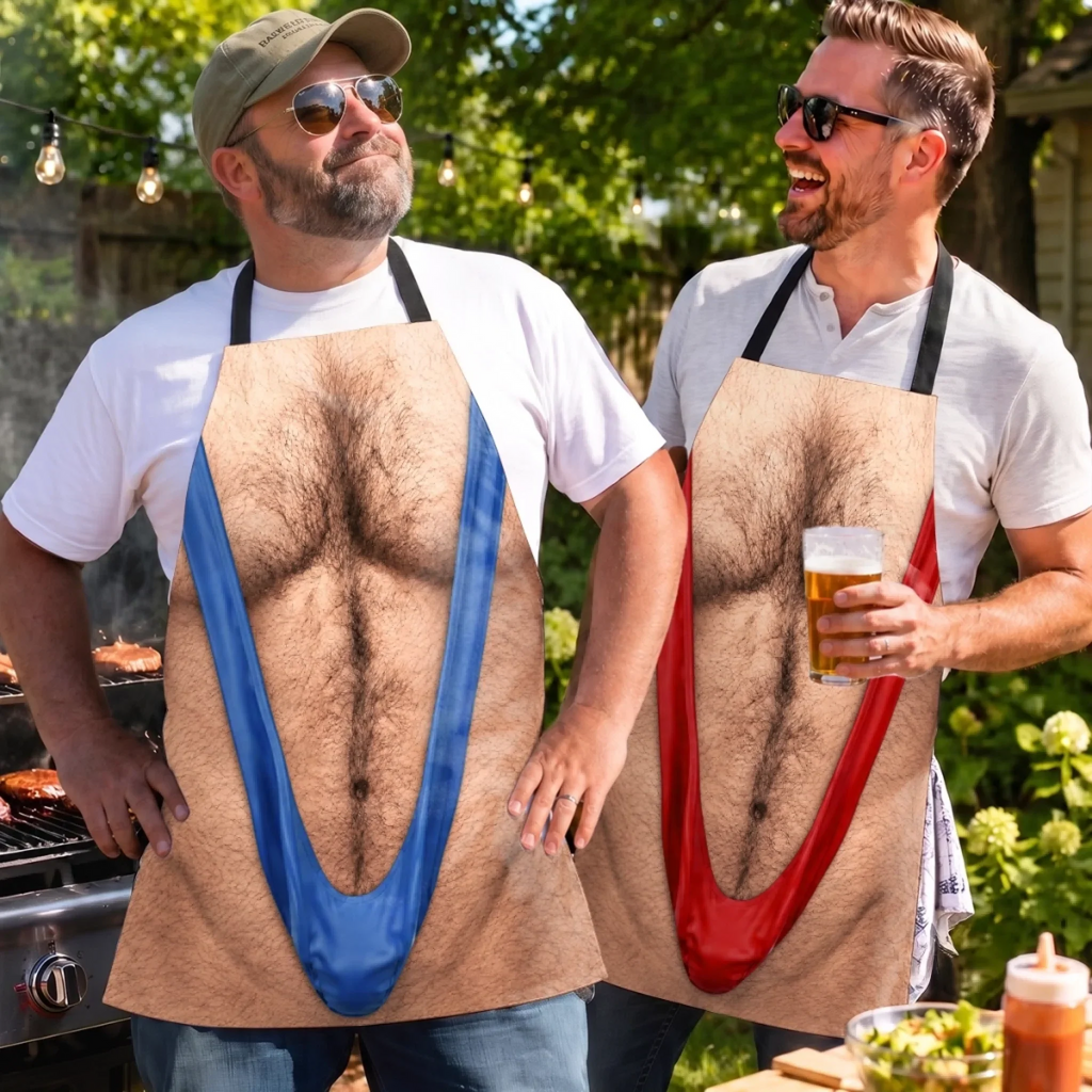 Custom Funny Apron - Personalized Birthday Gifts For Husband, Son, Grandson, Brother, Grandpa, Dad, Yourself - An Apron For The Wild At Heart