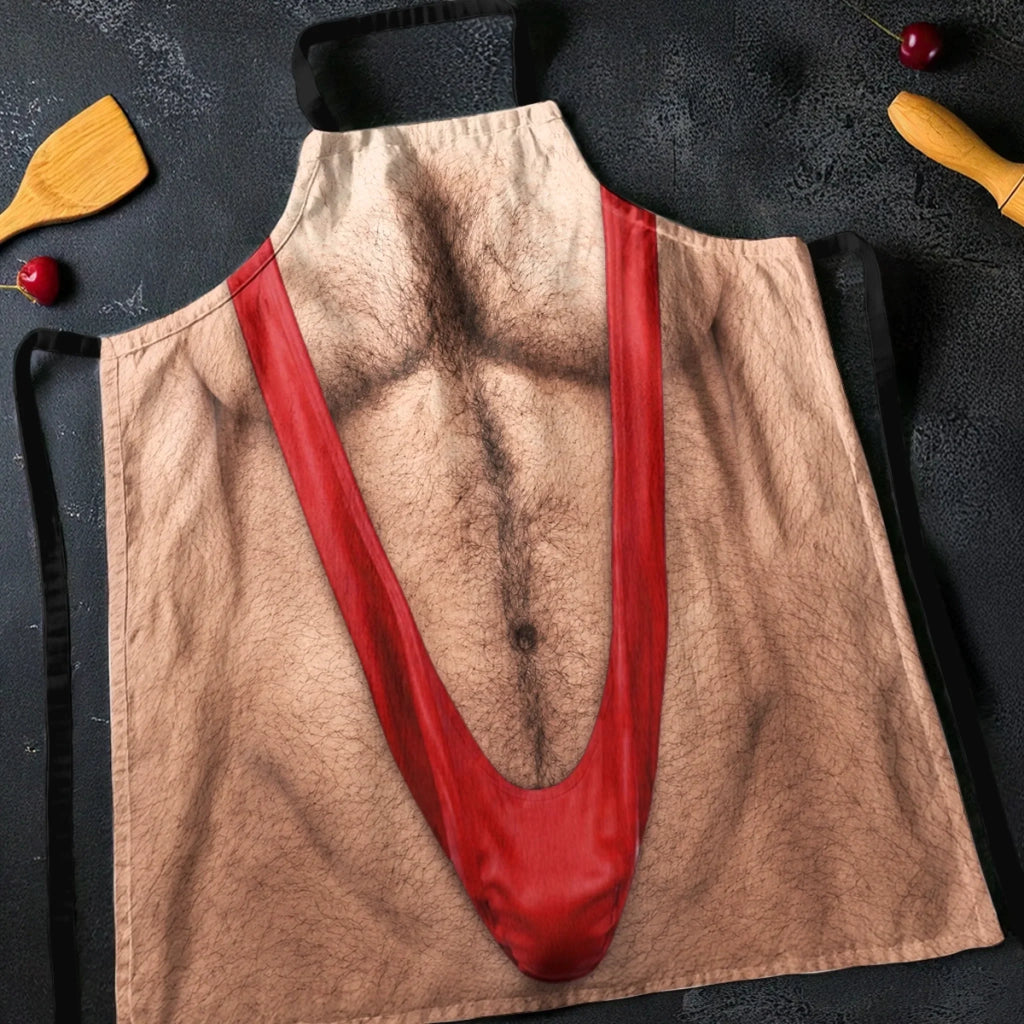 Custom Funny Apron - Personalized Birthday Gifts For Husband, Son, Grandson, Brother, Grandpa, Dad, Yourself - An Apron For The Wild At Heart