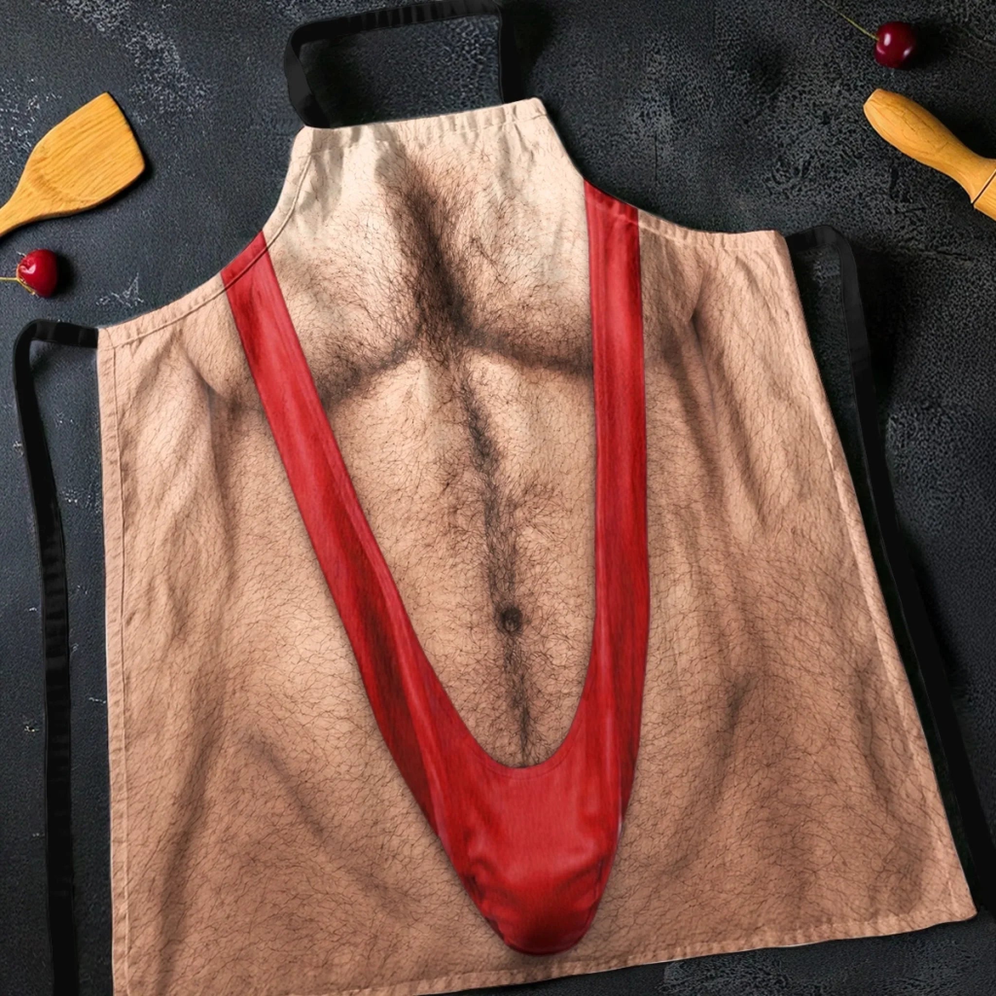 Custom Funny Apron - Personalized Birthday Gifts For Husband, Son, Grandson, Brother, Grandpa, Dad, Yourself - An Apron For The Wild At Heart