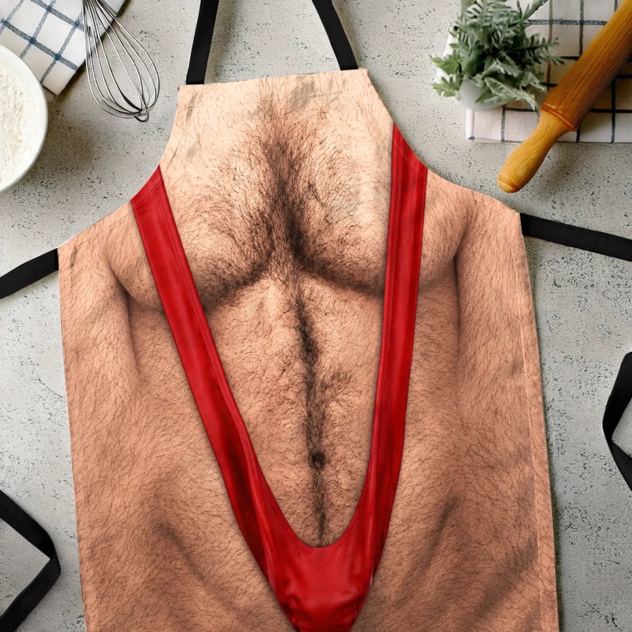 Custom Funny Apron - Personalized Birthday Gifts For Husband, Son, Grandson, Brother, Grandpa, Dad, Yourself - An Apron For The Wild At Heart