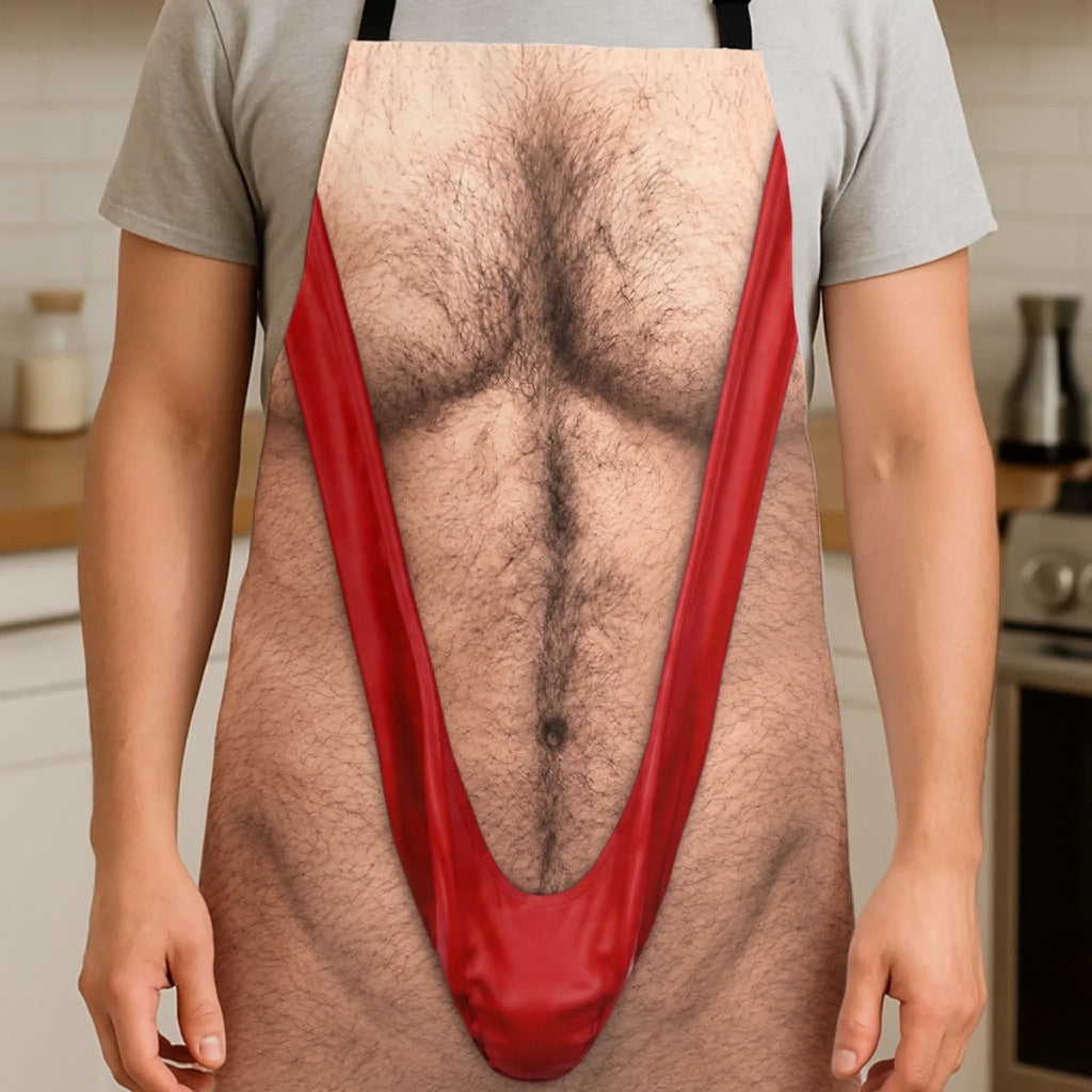Custom Funny Apron - Personalized Birthday Gifts For Husband, Son, Grandson, Brother, Grandpa, Dad, Yourself - An Apron For The Wild At Heart