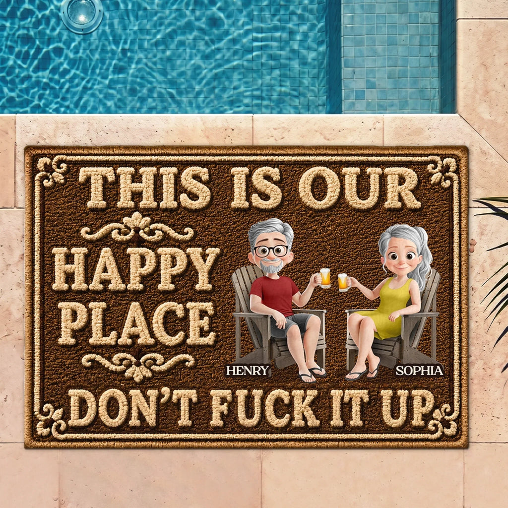Custom Home Decor Decorative Mat - Personalized Summer Vacation And Travel Gifts For Husband And Wife, Him And Her - Home Sweet Home