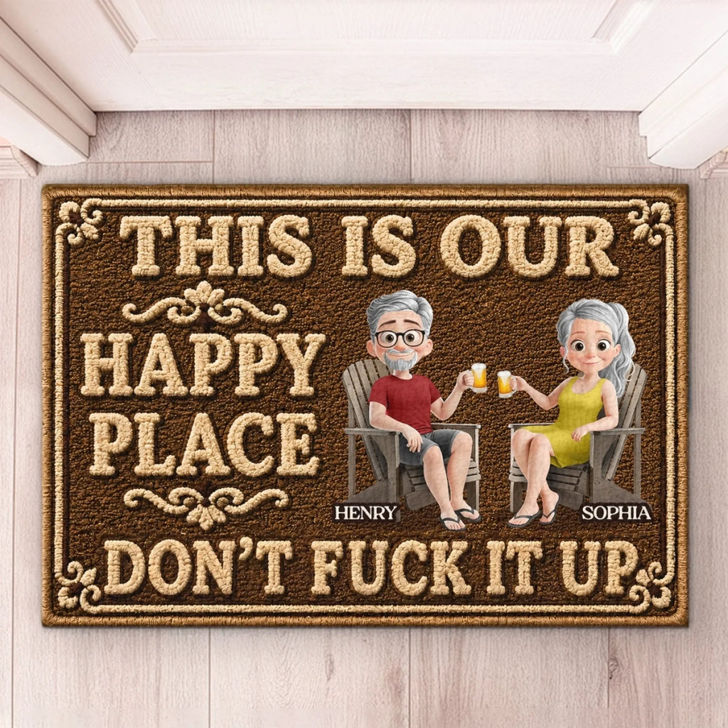 Custom Home Decor Decorative Mat - Personalized Summer Vacation And Travel Gifts For Husband And Wife, Him And Her - Home Sweet Home