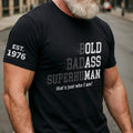 Custom T-Shirt - Personalized Birthday Gifts For Husband, Son, Grandson, Brother, Grandpa, Dad, Yourself - Still The Coolest Guy In The Room