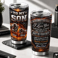 Custom Tumbler - Personalized Birthday Gifts For Son - Never Forget That I Love You