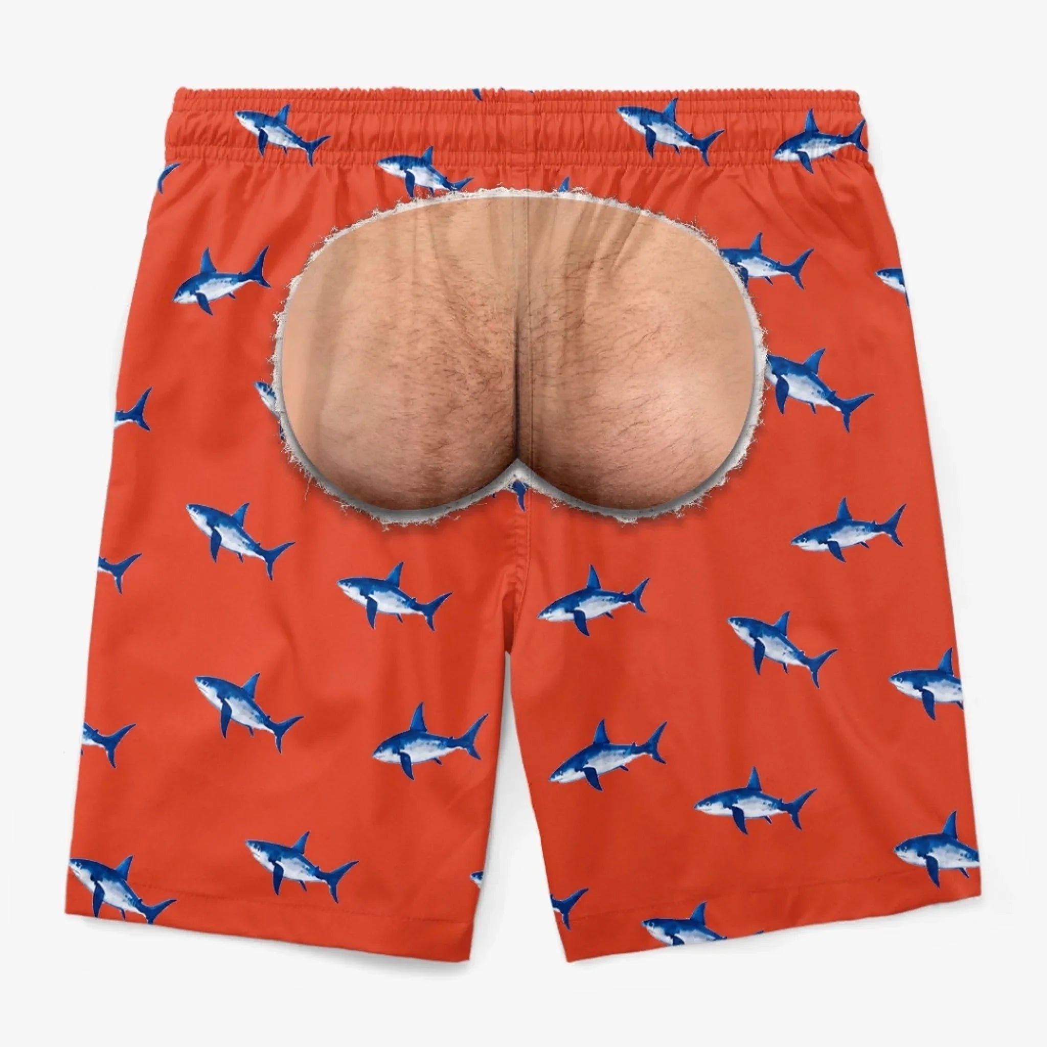 Custom Funny Men Swim Trunks - Personalized Birthday Gifts For Husband, Son, Grandson, Brother, Grandpa, Dad, Yourself - Rear View Champion