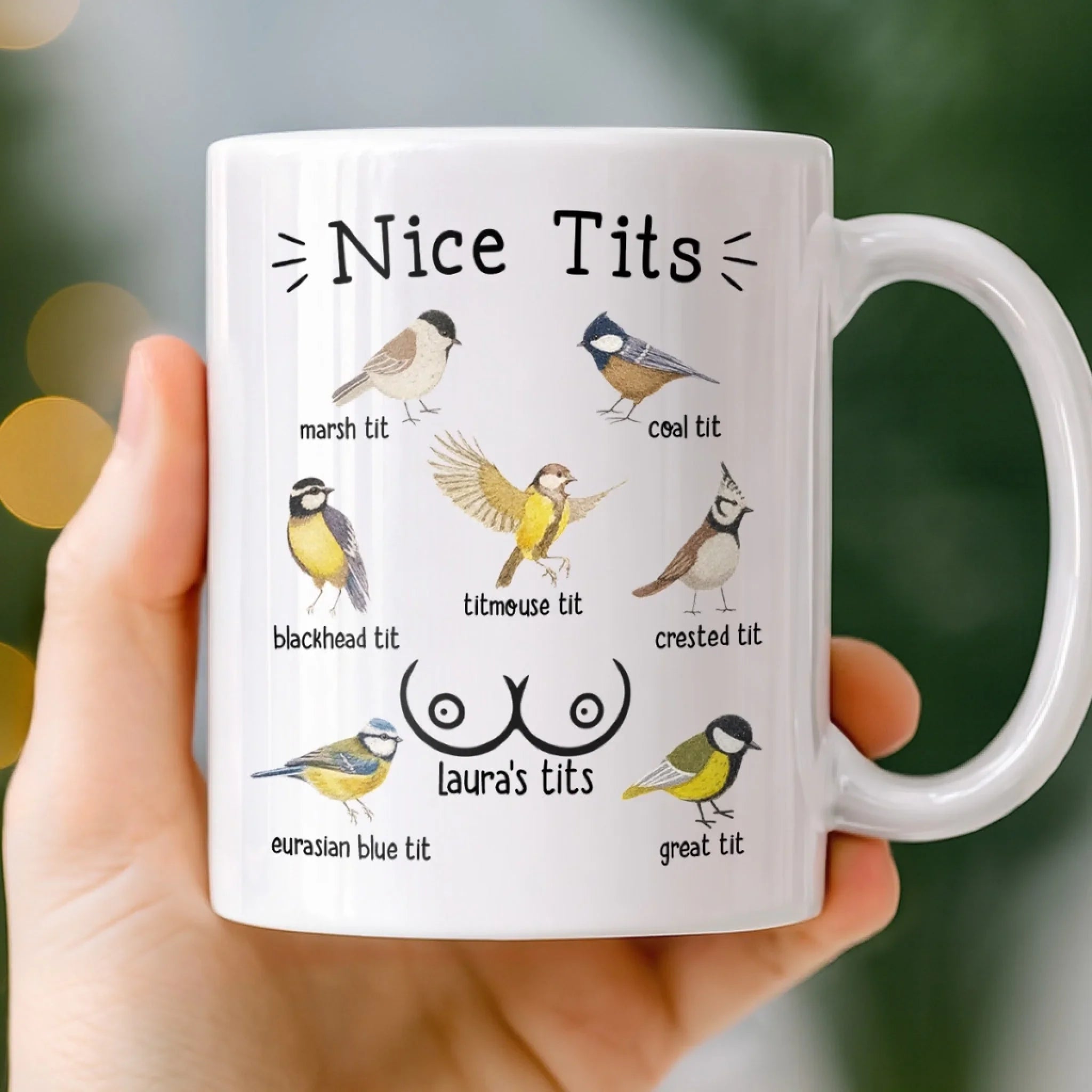 Custom Mug - Personalized Birthday Gifts For Wife, Girlfriend - Best Tits In Town