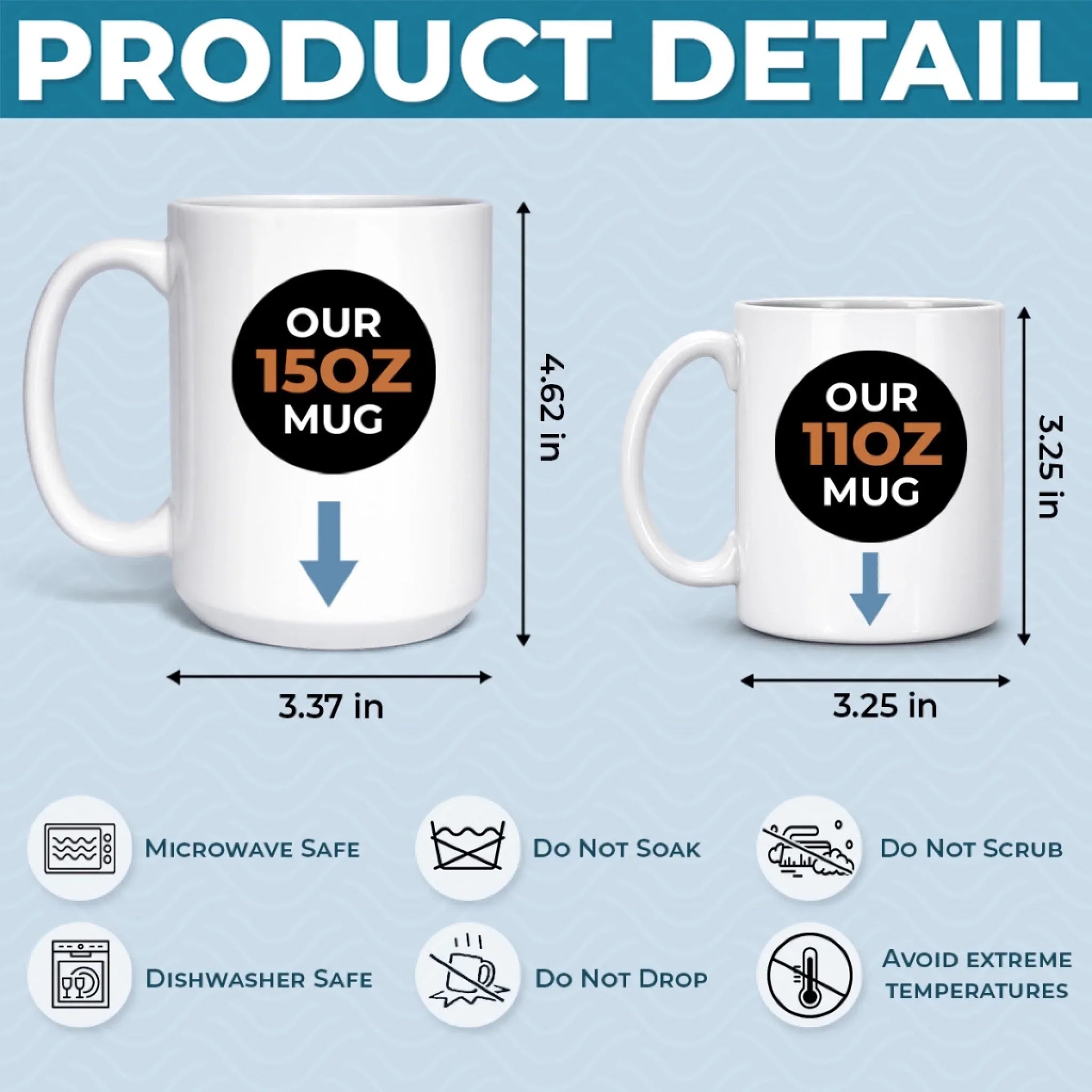 Custom Mug - Personalized Birthday Gifts For  Husband, Boyfriend - Start Mornings With Funny Birds