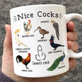 Custom Mug - Personalized Birthday Gifts For  Husband, Boyfriend - Start Mornings With Funny Birds