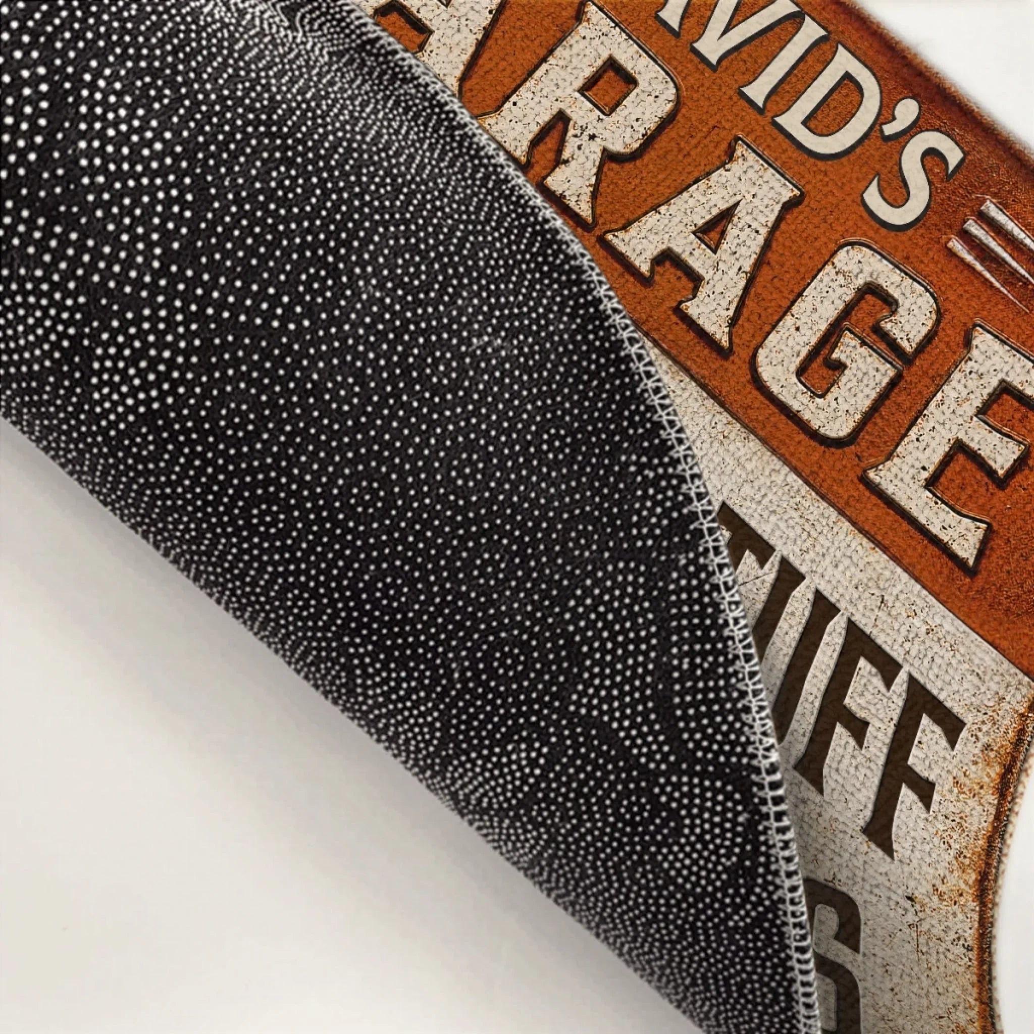 Custom Home Decor Decorative Mat - Personalized Birthday Gifts For Husband, Son, Grandson, Brother, Grandpa, Dad, Yourself - Where Things Get Built