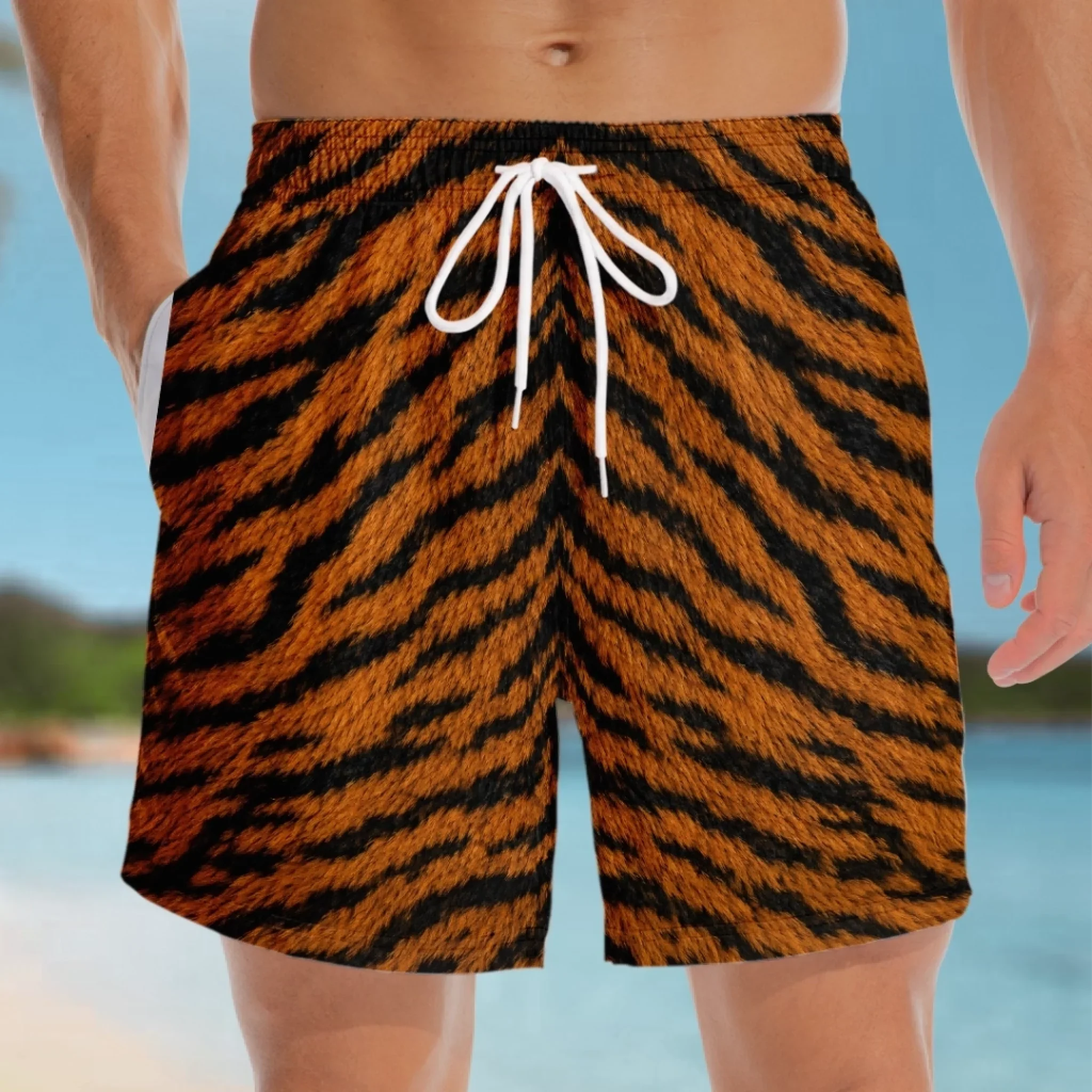 Custom Funny Men Swim Trunks - Personalized Birthday Gifts For Husband, Son, Grandson, Brother, Grandpa, Dad, Yourself - Worth A Second Look