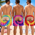 Custom Funny Men Swim Trunks - Personalized Birthday Gifts For Husband, Son, Grandson, Brother, Grandpa, Dad, Yourself - Turning Heads