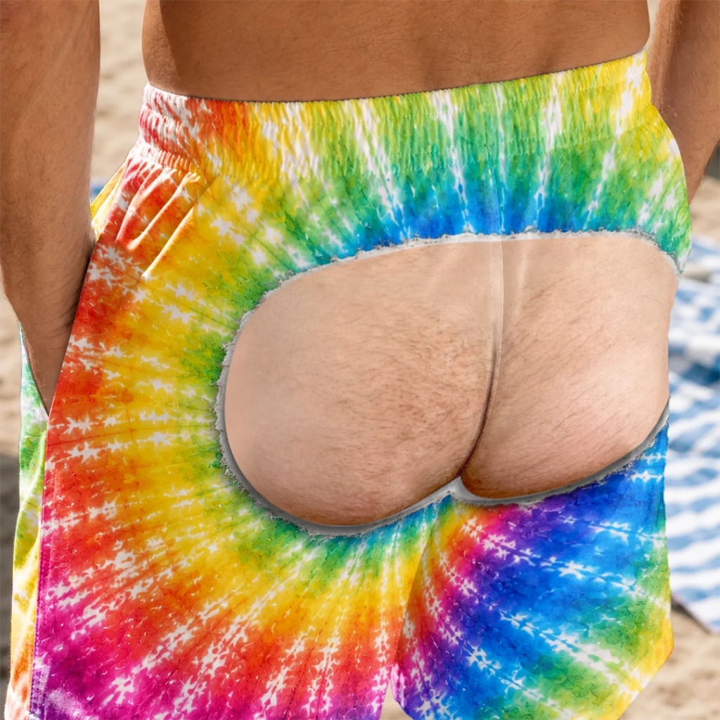 Custom Funny Men Swim Trunks - Personalized Birthday Gifts For Husband, Son, Grandson, Brother, Grandpa, Dad, Yourself - Turning Heads