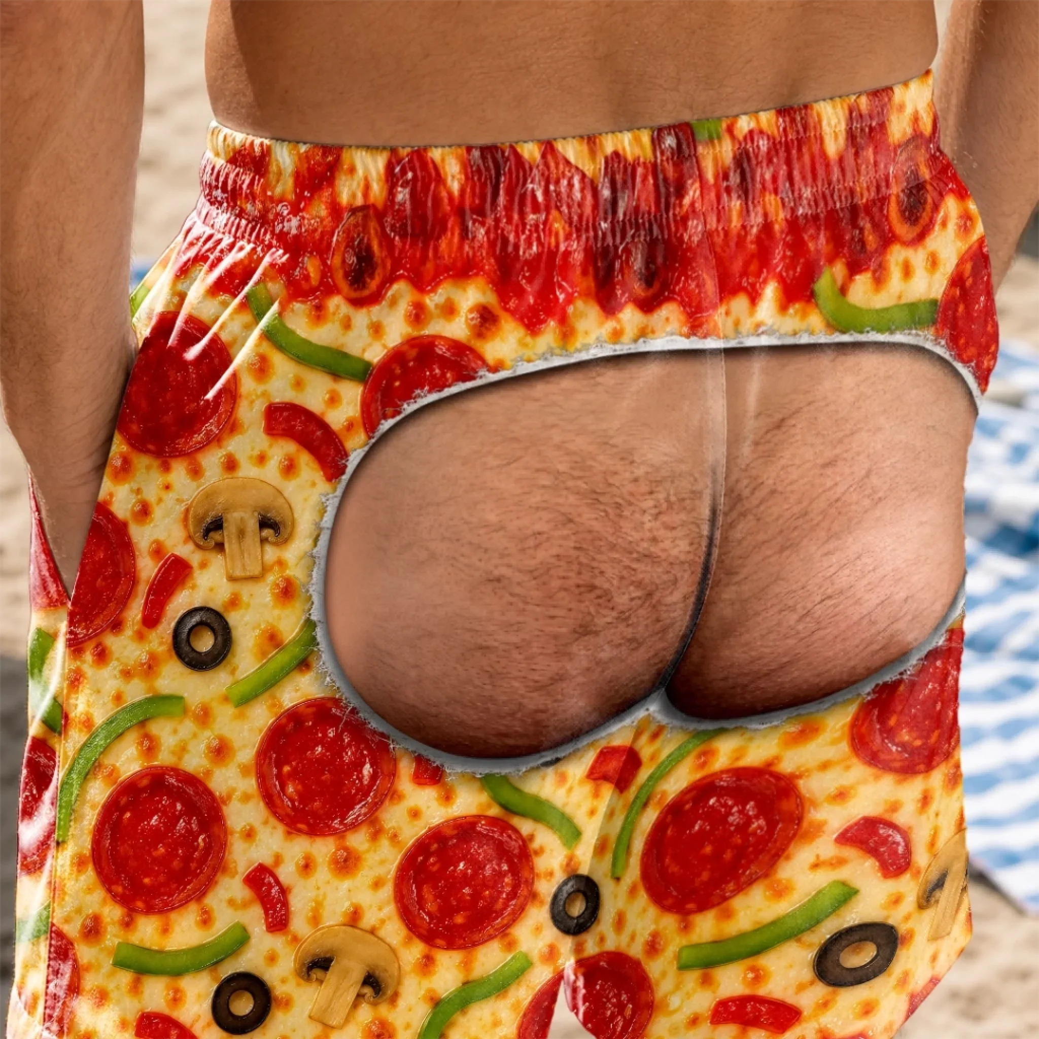Custom Funny Men Swim Trunks - Personalized Birthday Gifts For Husband, Son, Grandson, Brother, Grandpa, Dad, Yourself - Walk With Confidence