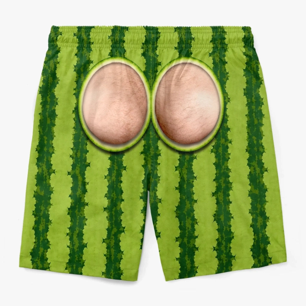 Custom Funny Men Swim Trunks - Personalized Birthday Gifts For Husband, Son, Grandson, Brother, Grandpa, Dad, Yourself - Looking Good Naturally