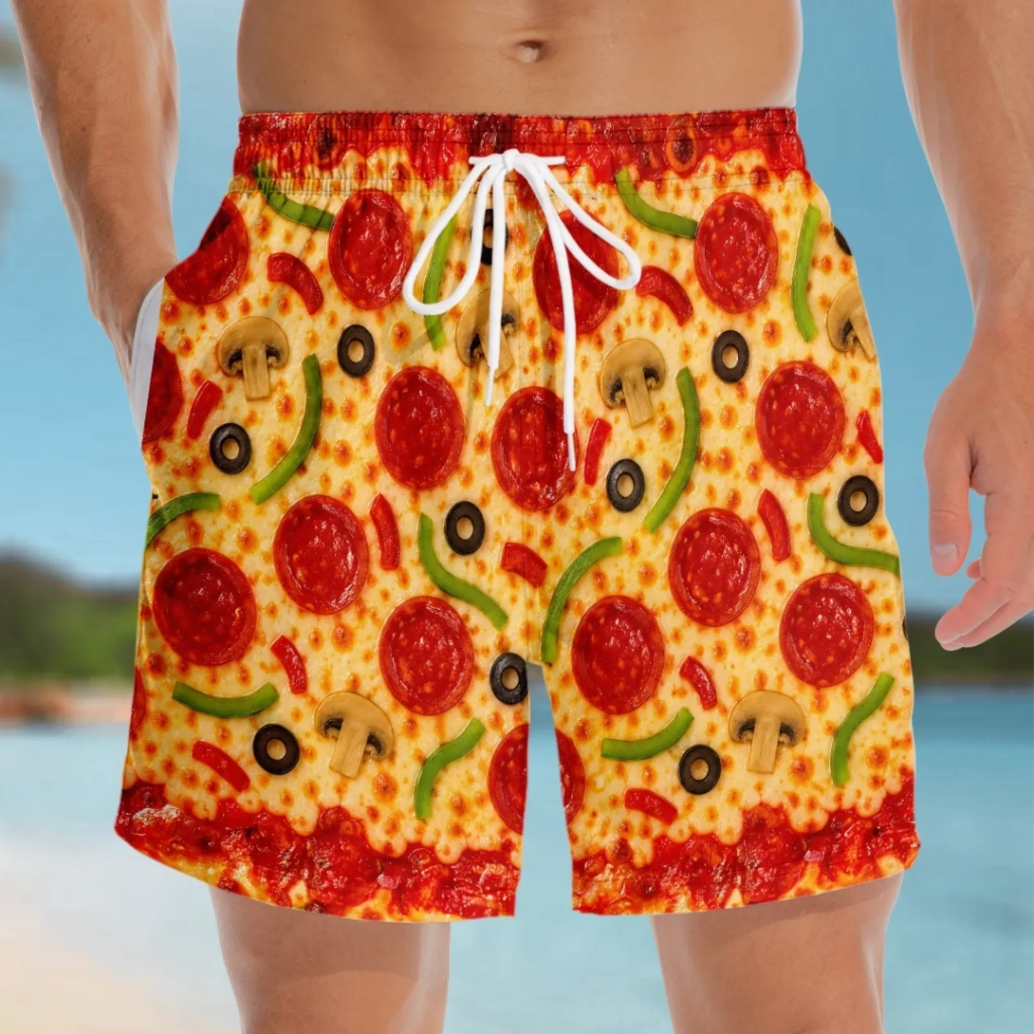 Custom Funny Men Swim Trunks - Personalized Birthday Gifts For Husband, Son, Grandson, Brother, Grandpa, Dad, Yourself - Walk With Confidence