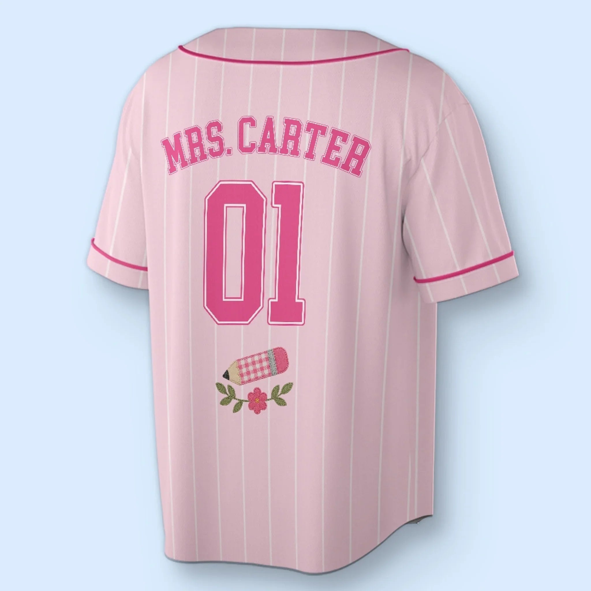 Custom Baseball Jersey - Personalized Teacher Appreciation, Back To School Gifts For Teachers - Our Favorite Classroom Hero