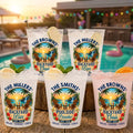 Custom Poolside Party Cups - Personalized Summer Vacation And Travel Gifts For Mom, Dad, Brother, Sister - Good Times Splashing