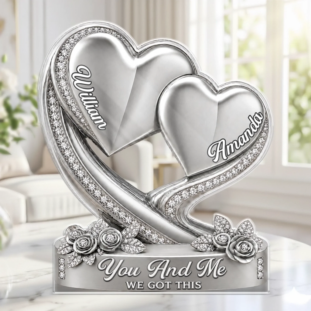 Custom Acrylic Plaque - Personalized Anniversary Wedding Gifts For Husband And Wife, Him And Her - Forever By Your Side