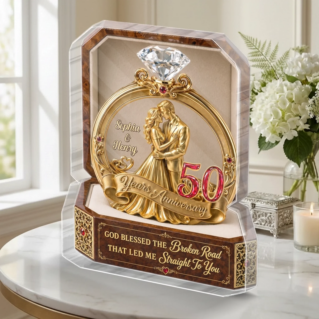 Custom Acrylic Plaque - Personalized Anniversary Wedding Gifts For Husband And Wife, Him And Her - Years Of Endless Love Today