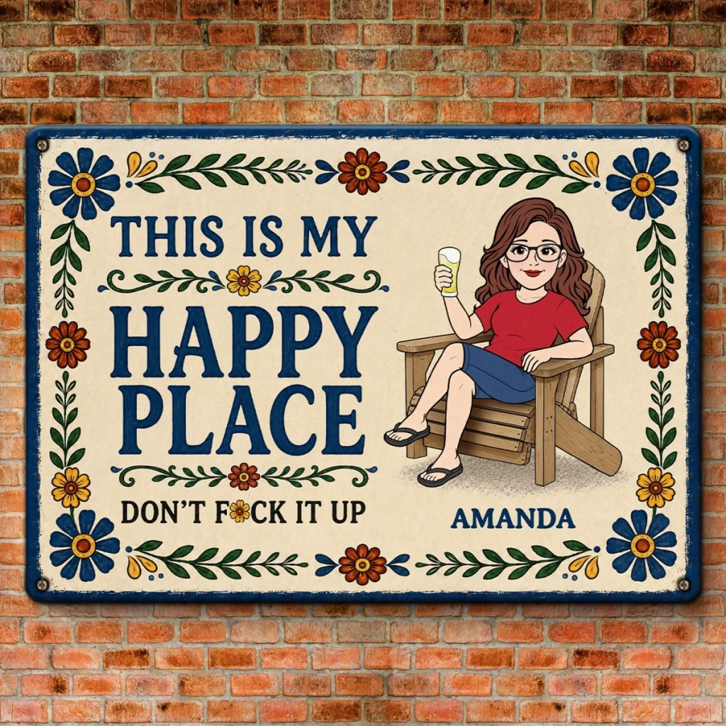Custom Home Decor Metal Sign - Personalized  Birthday Garden Gifts For Gardeners - Never Too Old To Garden