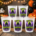 Custom Haunted House Party Cups - Personalized Halloween Gifts For Mom, Dad, Brother, Sister - Home Sweet Haunted Home