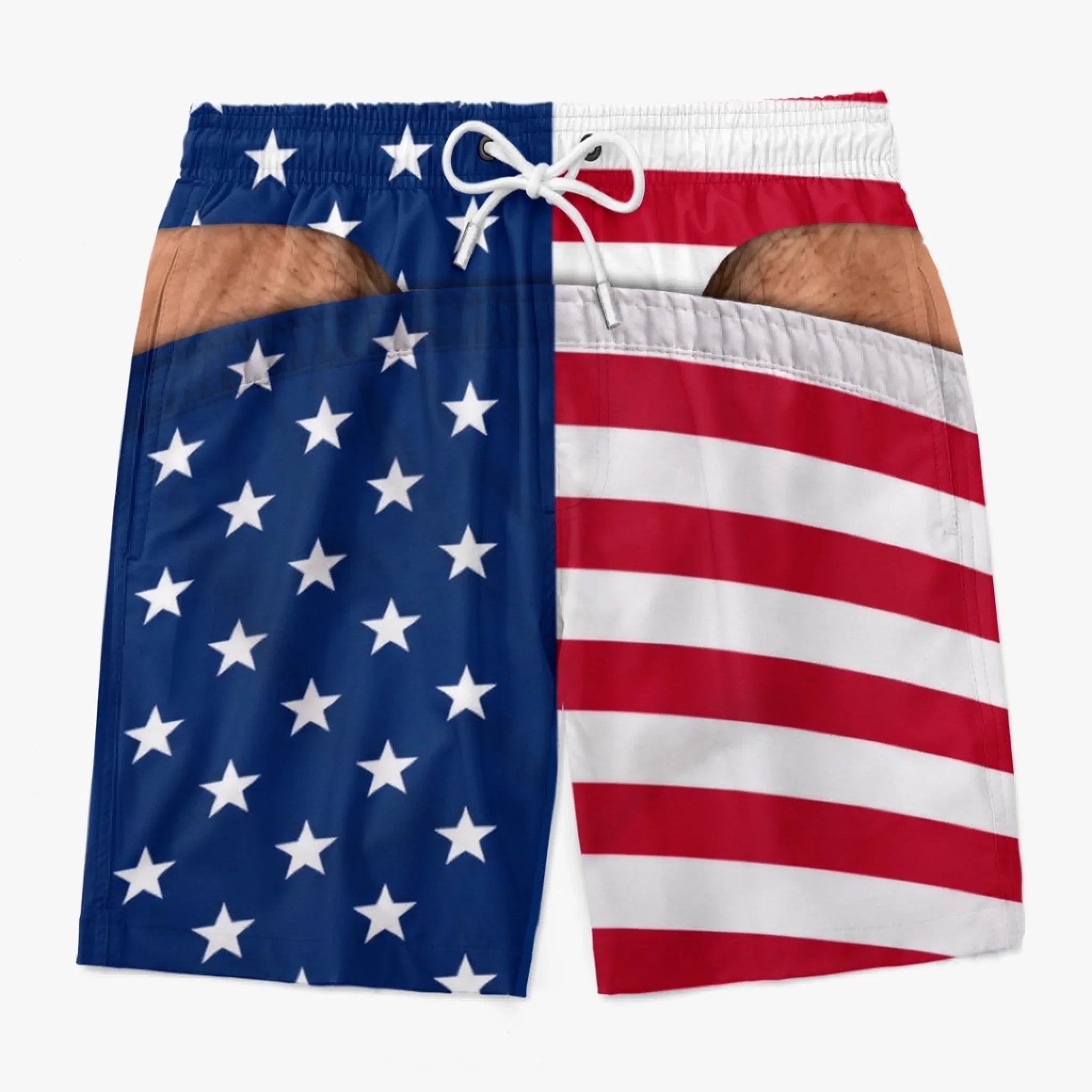 Custom Funny Men Swim Trunks - Personalized Birthday Gifts For Husband, Son, Grandson, Brother, Grandpa, Dad, Yourself - Tropical Beach Prank