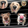 Custom Photo Squishy Nose Car Vent Clip – Personalized Birthday Gifts For Dog Lovers, Dog Dad And Mom - Happiness Is A Wagging Nose